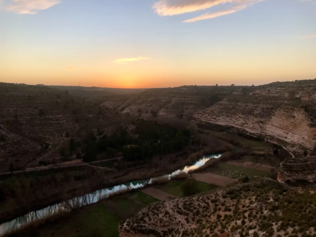 fotografía propia realizada desde el mirador de La Recueja al valle